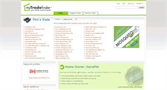 Desktop Screenshot of mytradefinder.ca